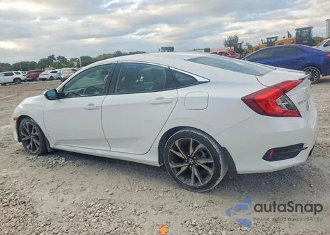 2019 Honda Civic Sport из США, поврежденный, VIN 2HGFC2F82KH583004